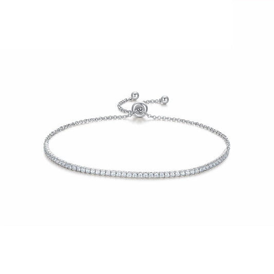 Fashionable Minimalist Sterling Silver Niche Design Bracelet