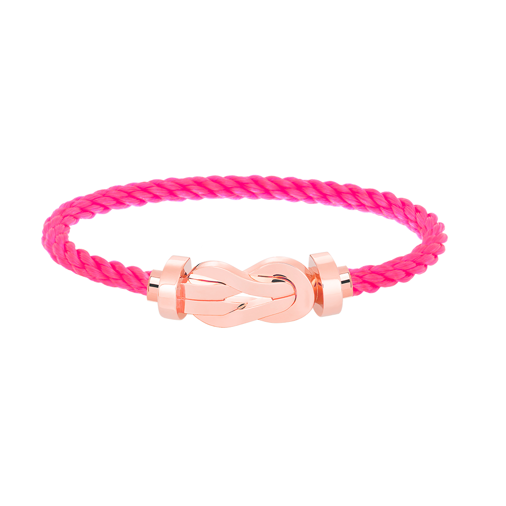 [Vicky]CHANCE LARGE 8 FIGURE BUCKLE NO DIAMOND BRACELET ROSE GOLD