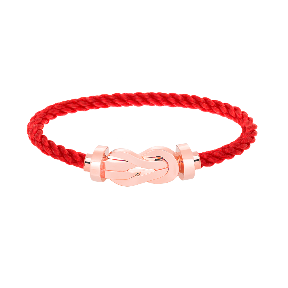 [Vicky]CHANCE LARGE 8 FIGURE BUCKLE NO DIAMOND BRACELET ROSE GOLD