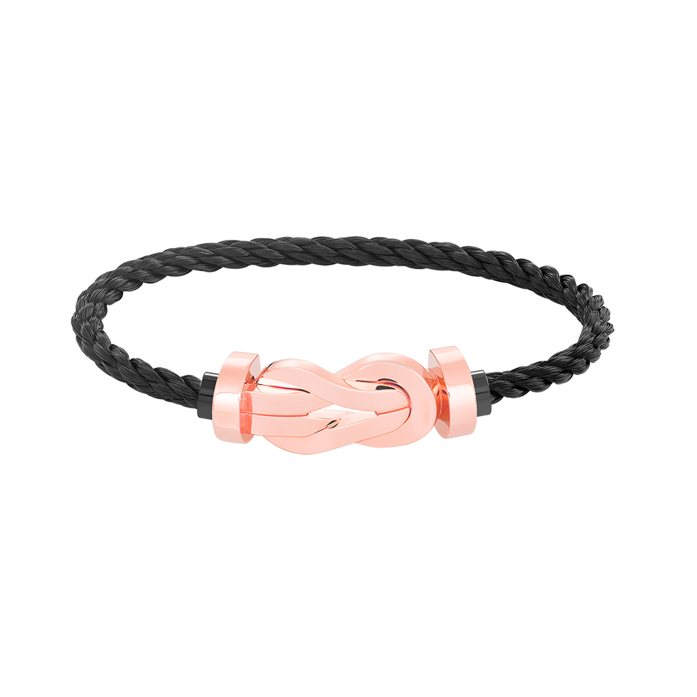 [Vicky]CHANCE LARGE 8 FIGURE BUCKLE NO DIAMOND BRACELET ROSE GOLD