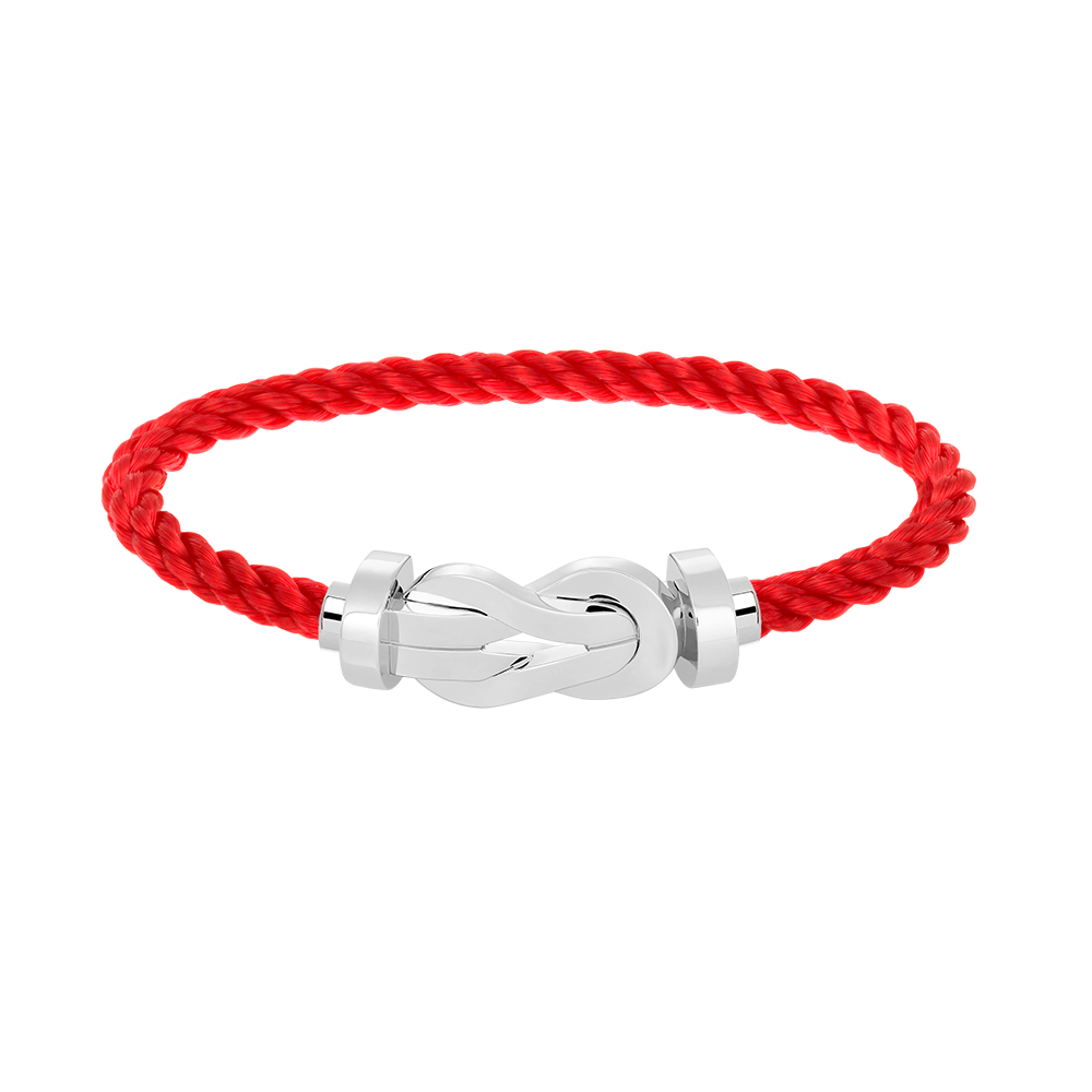 [Vicky]CHANCE LARGE 8 FIGURE BUCKLE NO DIAMOND BRACELET SILVER