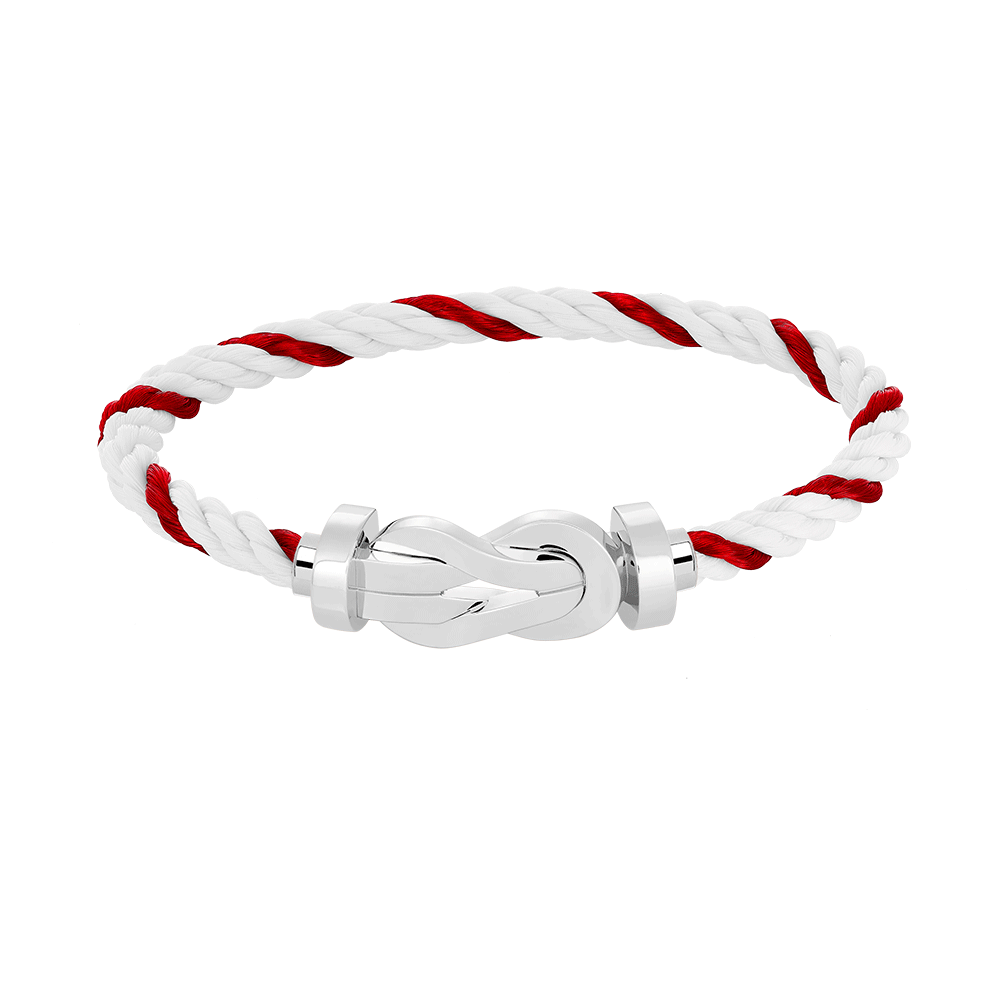 [Vicky]CHANCE LARGE 8 FIGURE BUCKLE NO DIAMOND BRACELET SILVER