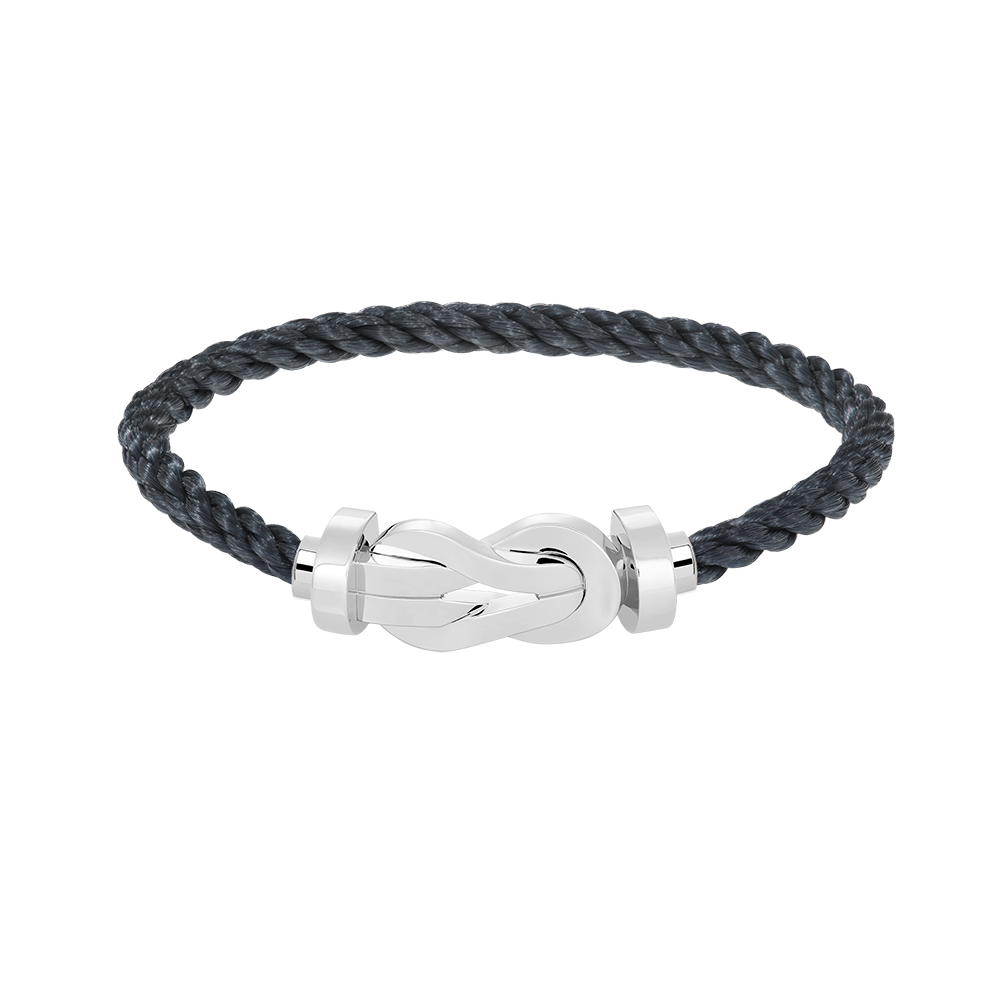 [Vicky]CHANCE LARGE 8 FIGURE BUCKLE NO DIAMOND BRACELET SILVER