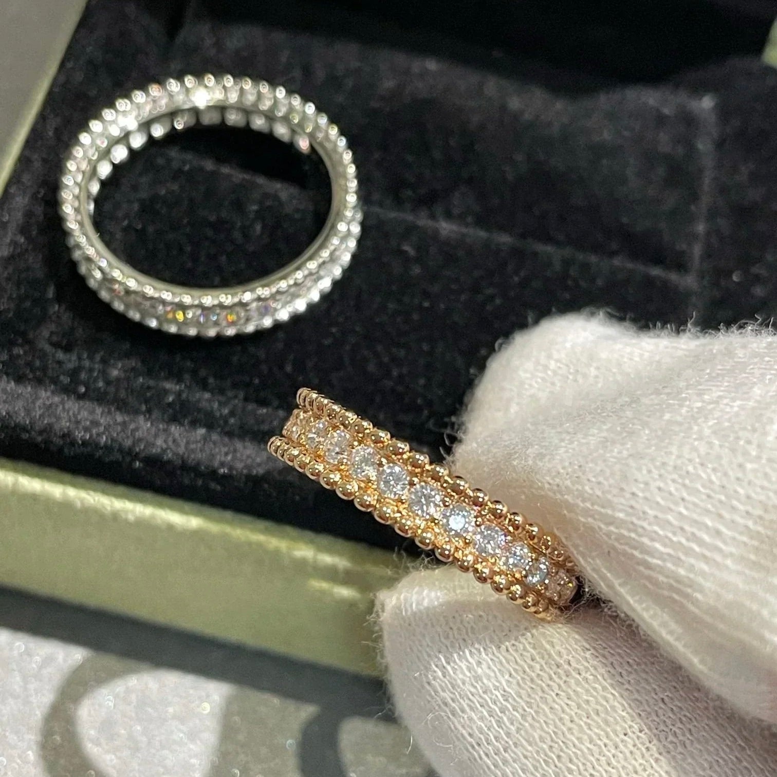 [Vicky]PERLEE DIAMOND SILVER RING