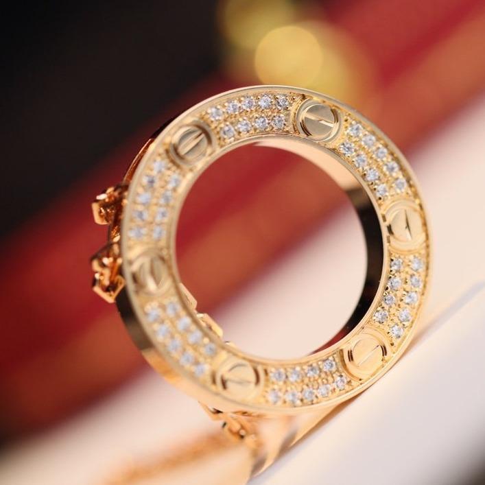 [Vicky]LOVE NECKLACE ADJUSTABLE ROSE GOLD