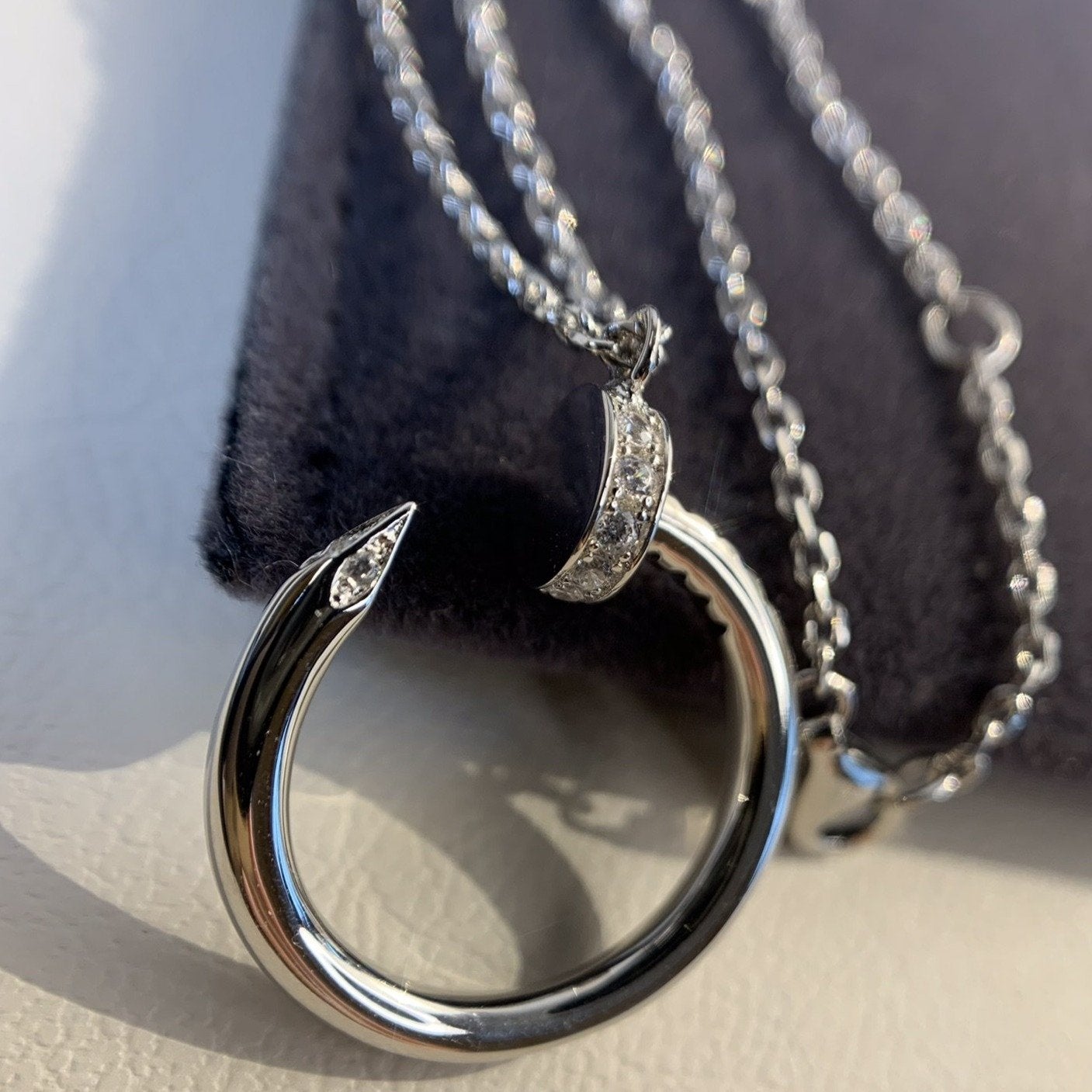 [Vicky]JUSTE NECKLACE SILVER