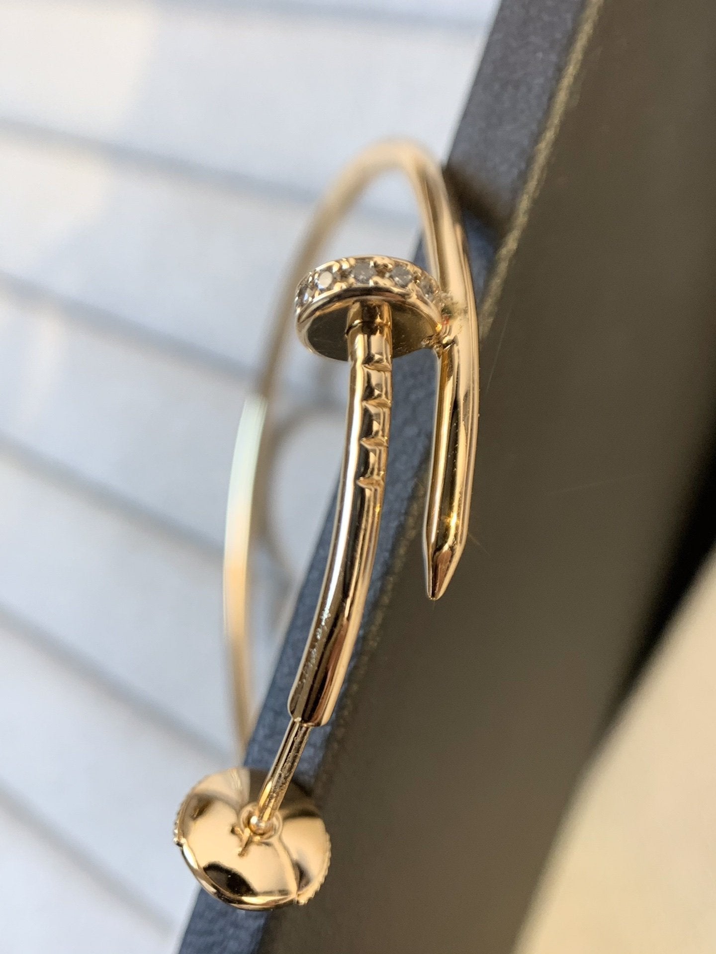 [Vicky]JUSTE EARRINGS GOLD DIAMONDS 1.8MM