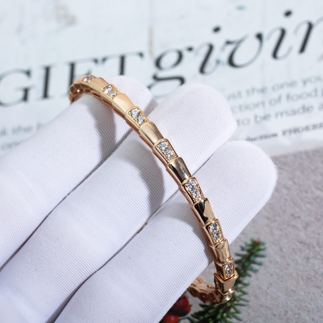 [Vicky]SERPENTI BRACELET PINK GOLD DIAMOND