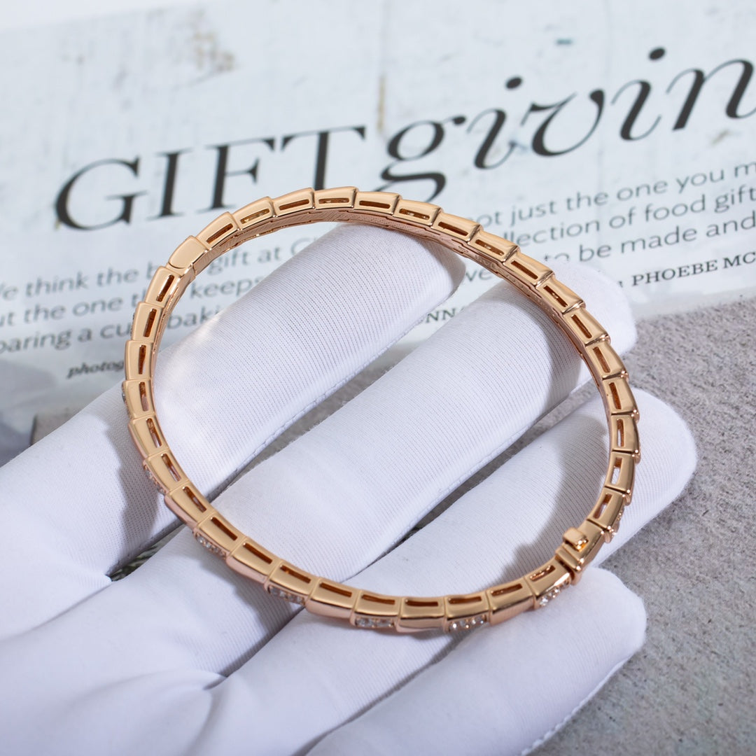 [Vicky]SERPENTI BRACELET PINK GOLD DIAMOND