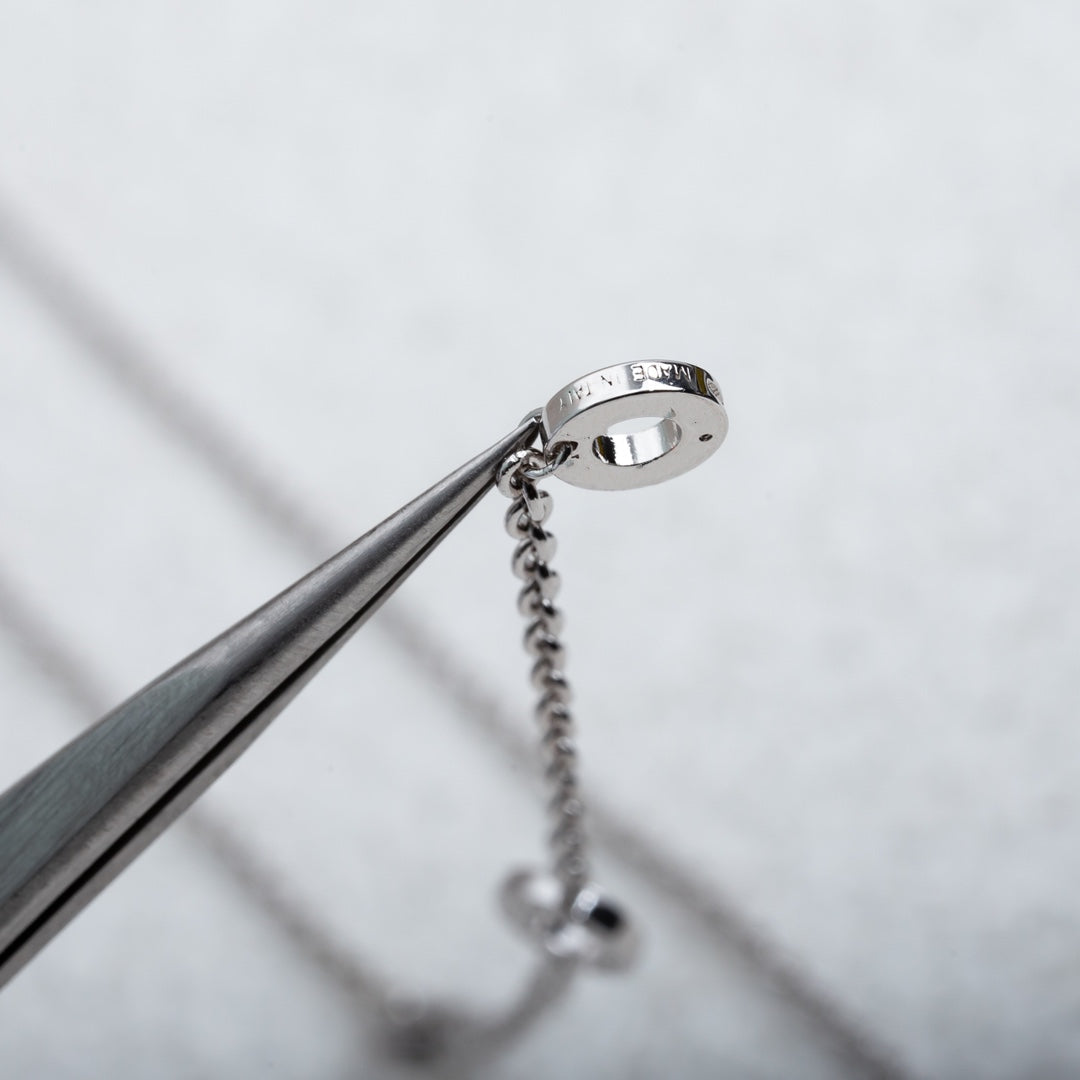 [Vicky]PARENTESI NECKLACE SILVER
