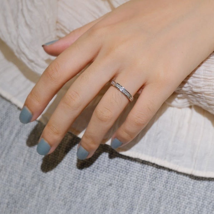 [Vicky]LOVE RING 2.65MM DIAMOND