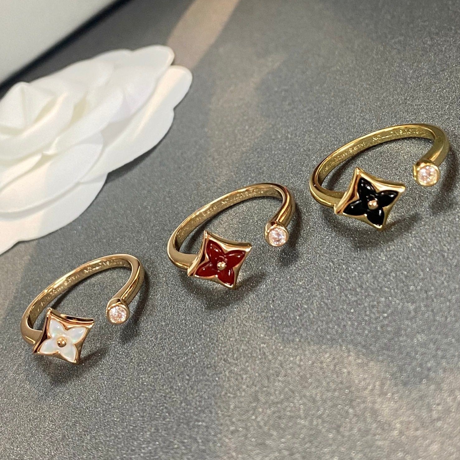[Vicky]STAR 1 DIAMOND OPEN RING