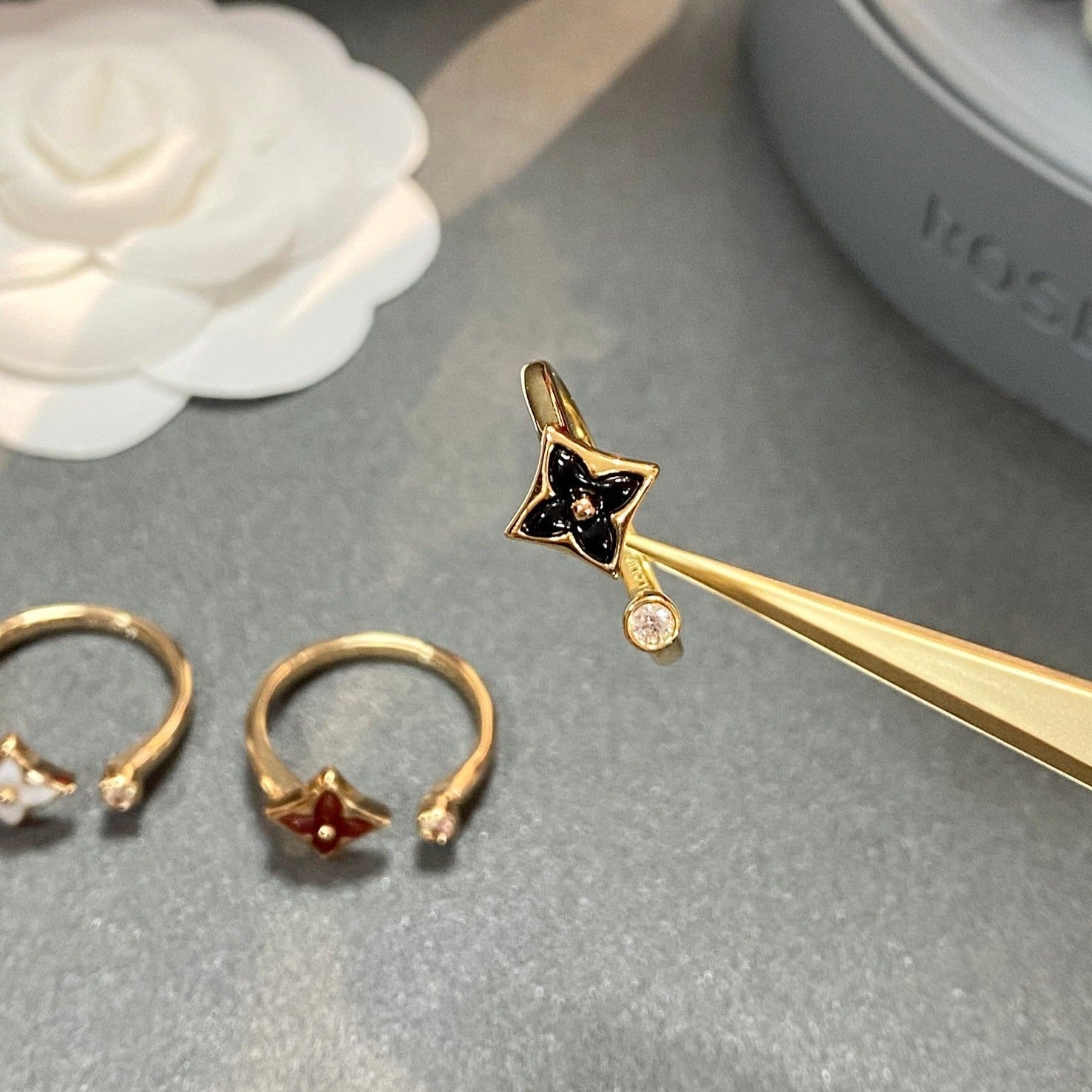 [Vicky]STAR 1 DIAMOND OPEN RING
