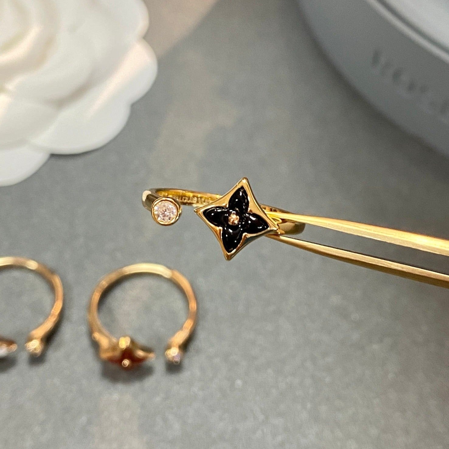 [Vicky]STAR 1 DIAMOND OPEN RING