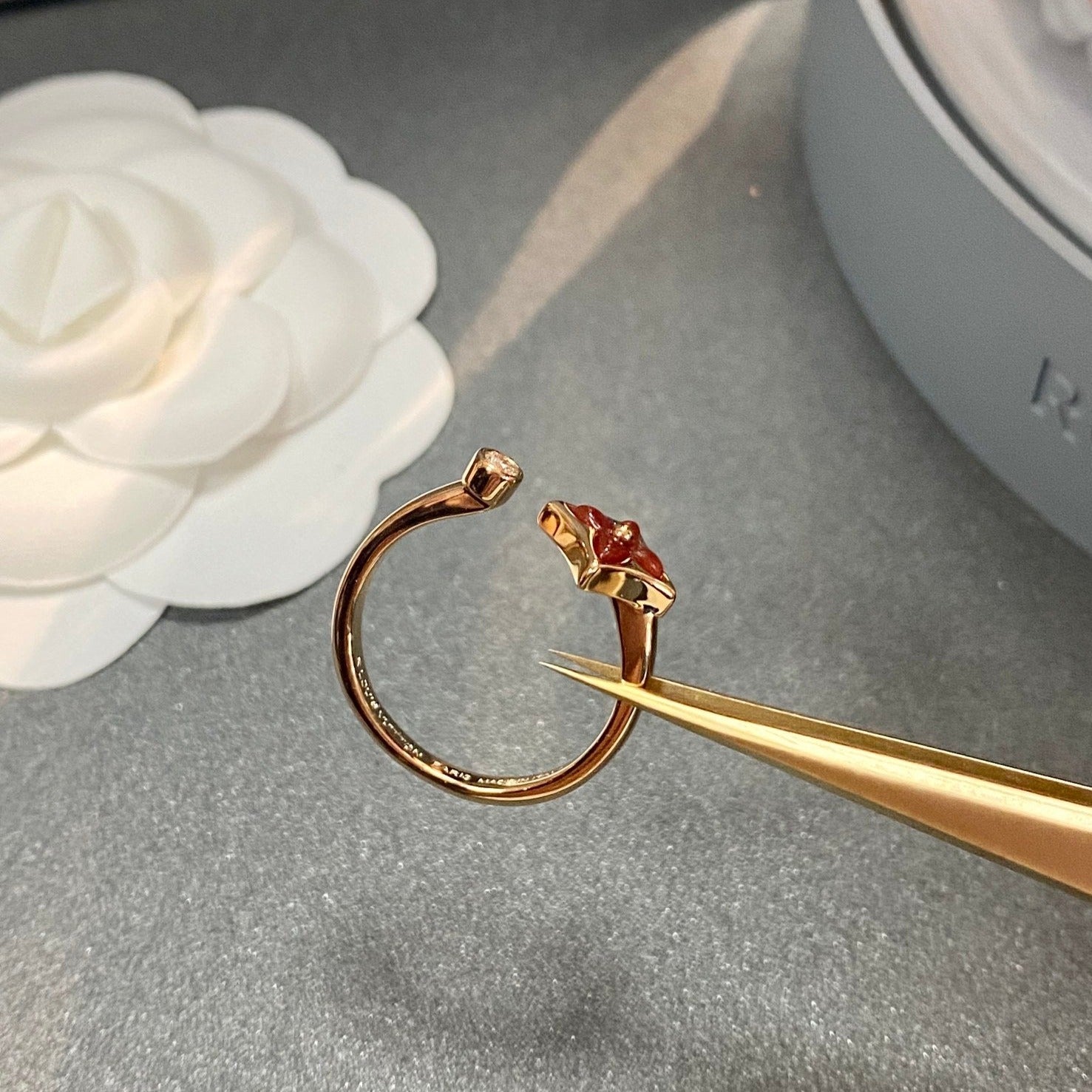 [Vicky]STAR 1 DIAMOND OPEN RING