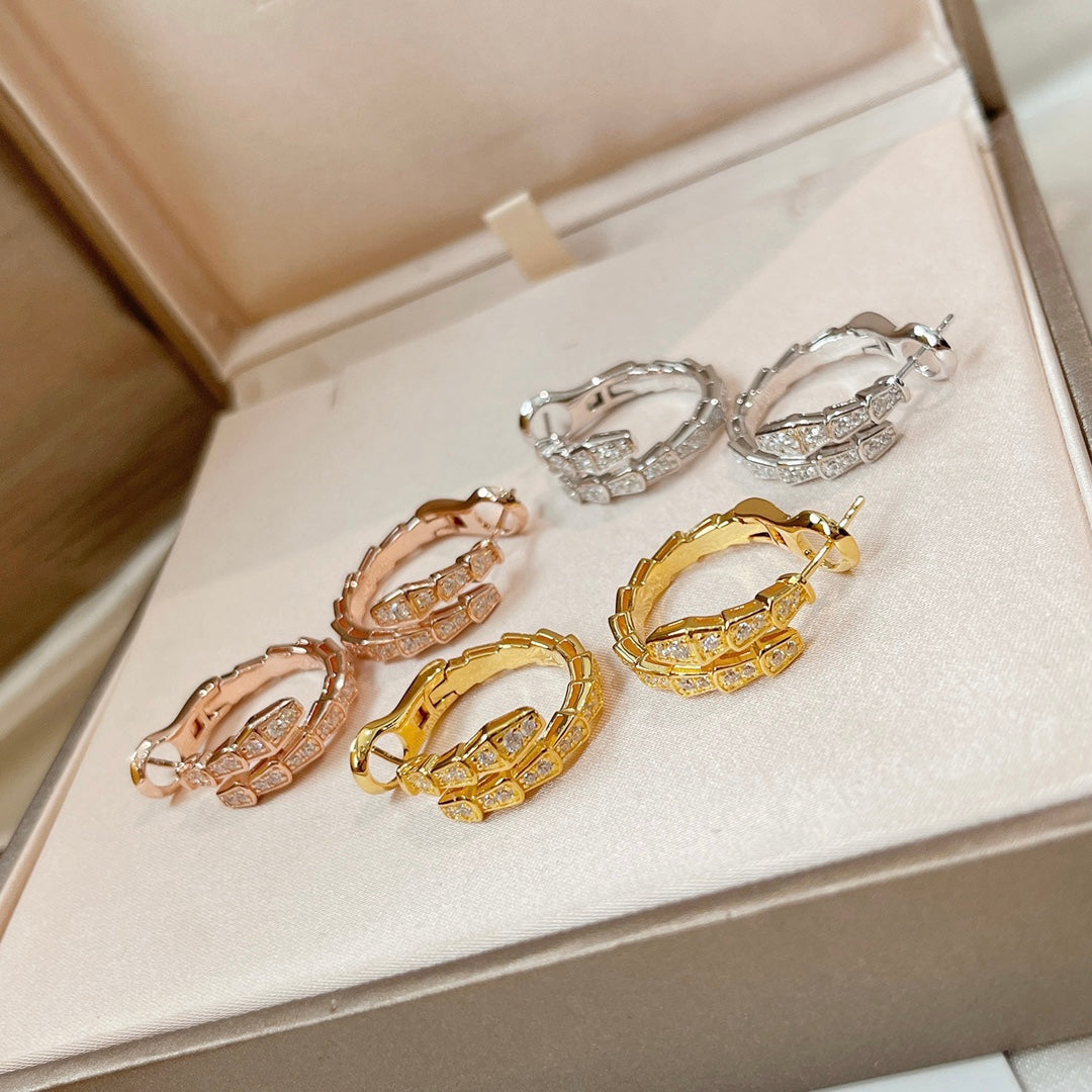 [Vicky]SERPENTI EARRINGS DIAMOND