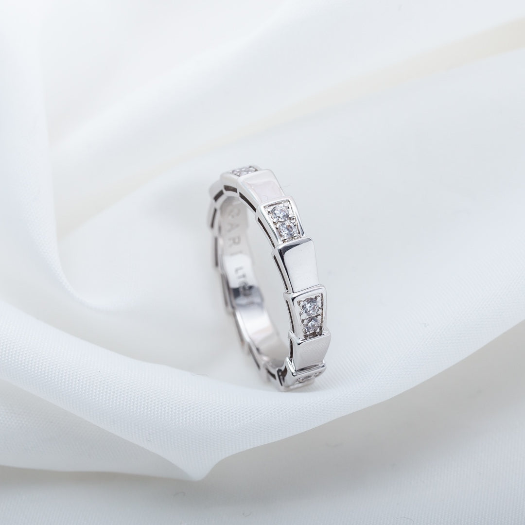 [Vicky]SERPENTI RING SILVER  3MM