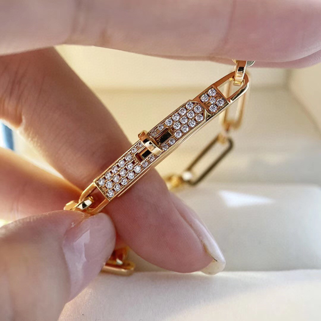 [Vicky]CHAINE BRACELET SMALL MODEL DIAMOND