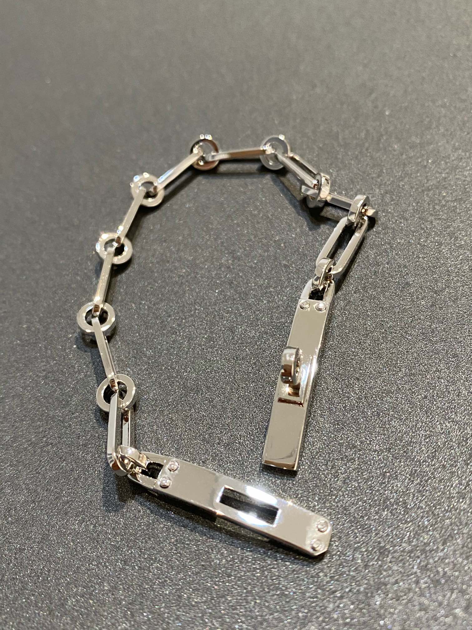 [Vicky]CHAINE BRACELET SMALL MODEL DIAMOND