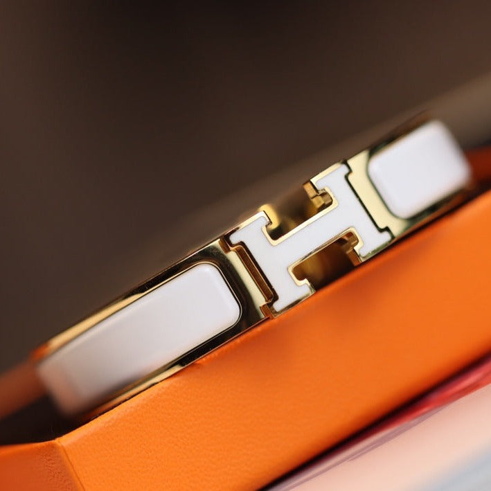 [Vicky]H BRACELET 12MM GOLD