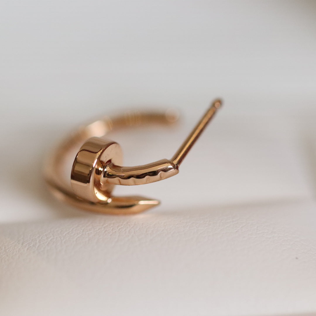 [Vicky]JUSTE EARRINGS PINK GOLD