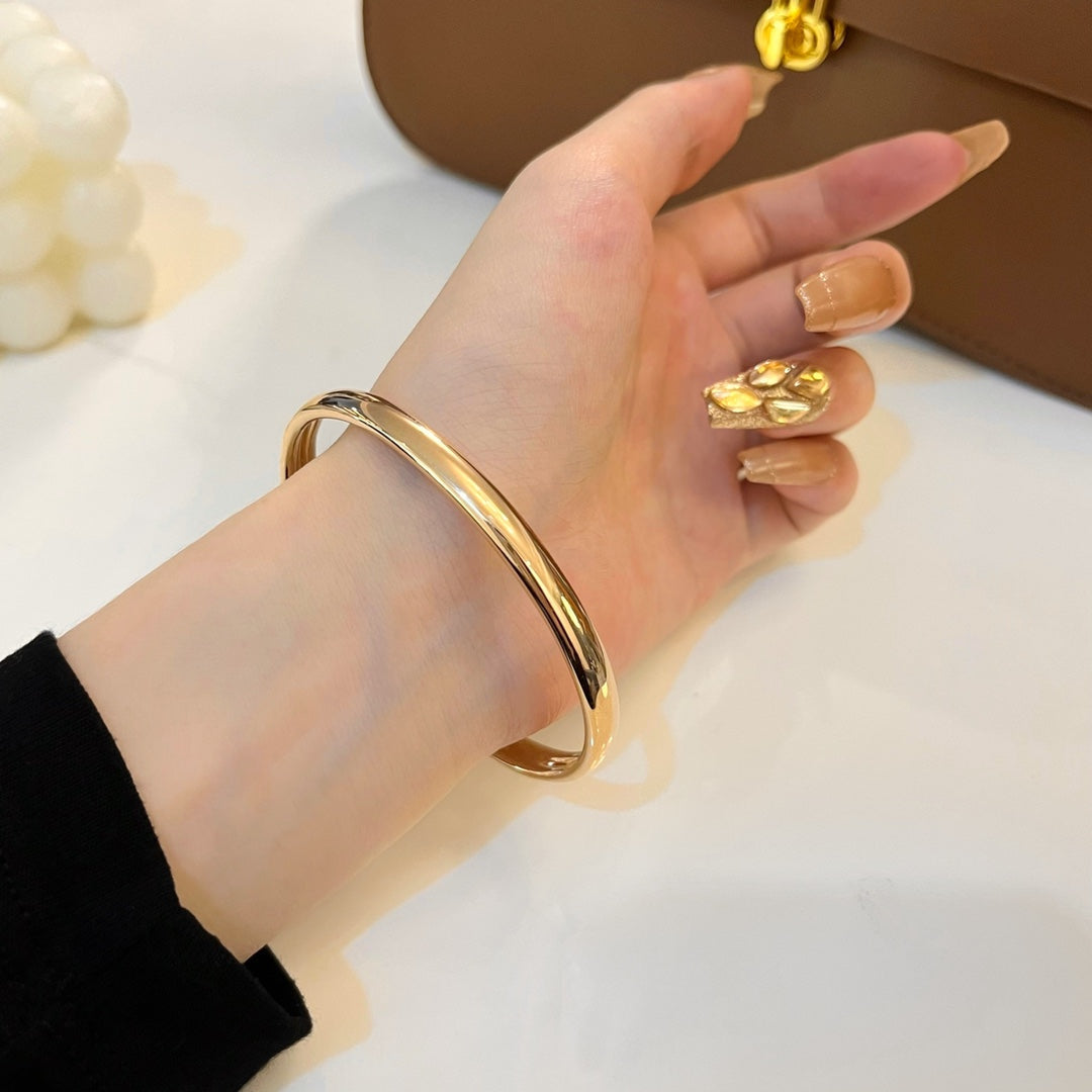 [Vicky]PANTHERE GOLD DIAMOND OPEN BRACELET
