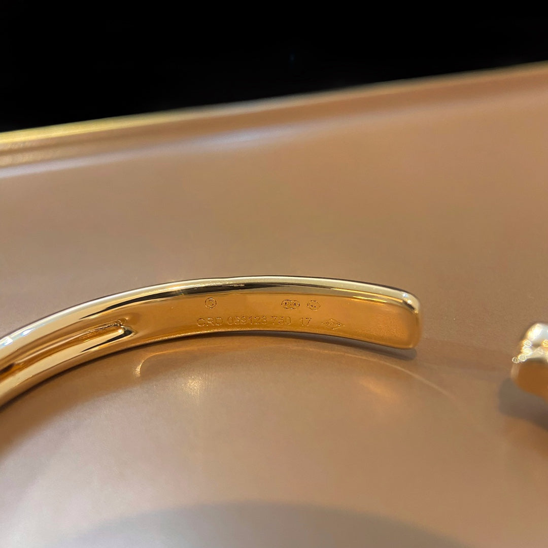 [Vicky]PANTHERE GOLD OPEN BRACELET