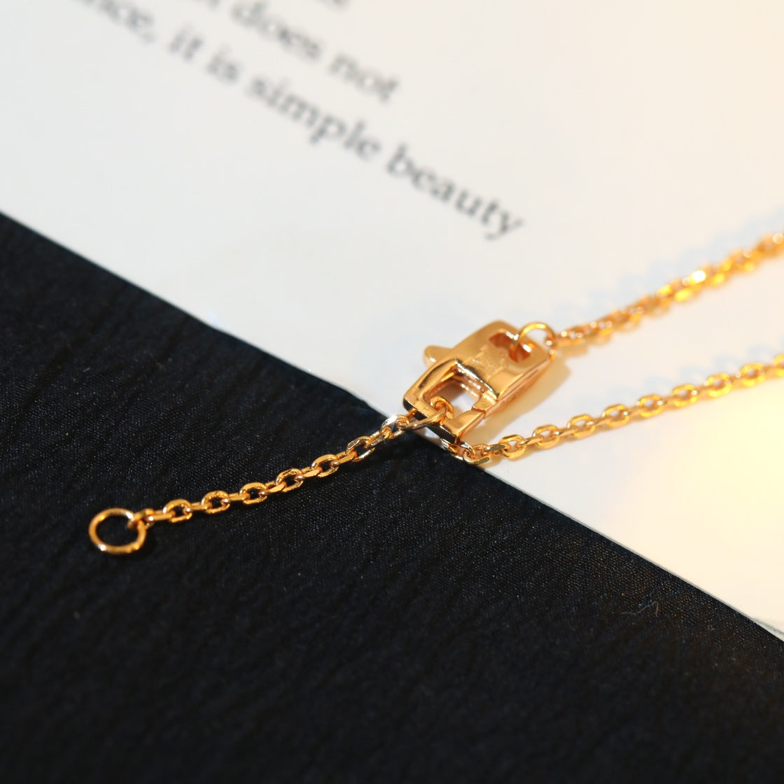 [Vicky]STAR AND SUN DIAMOND PINK GOLD NECKLACE