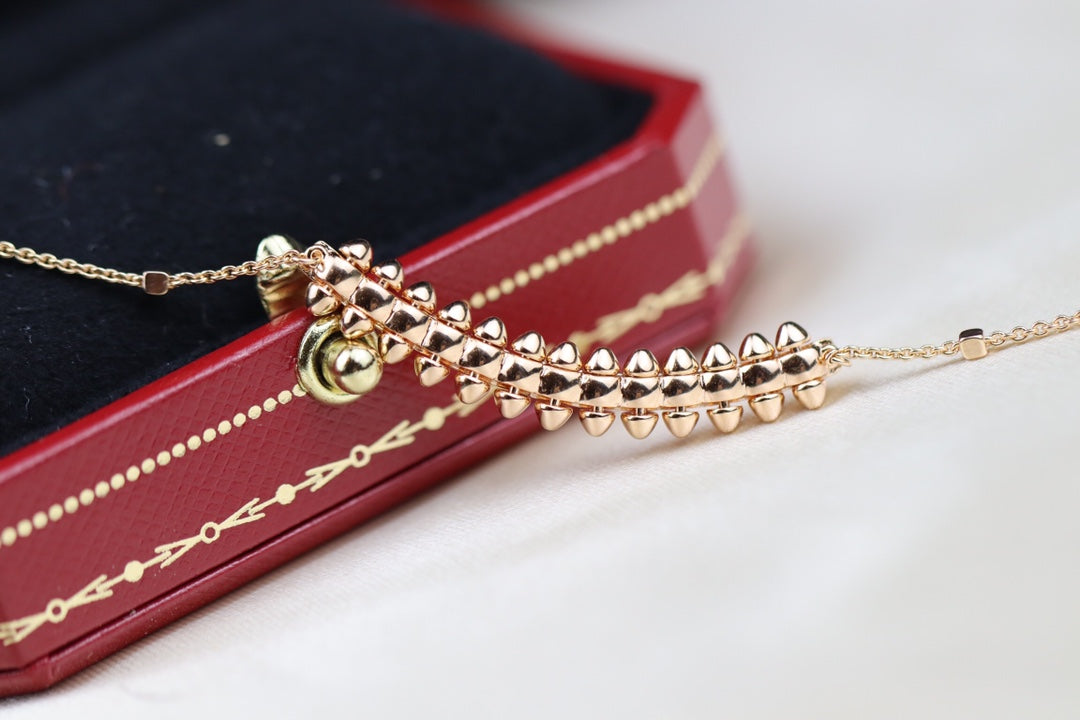 [Vicky]CLASH PINK GOLD NECKLACE