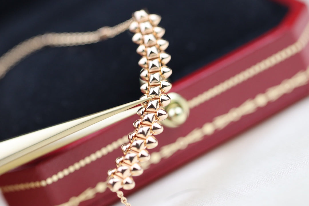 [Vicky]CLASH PINK GOLD NECKLACE