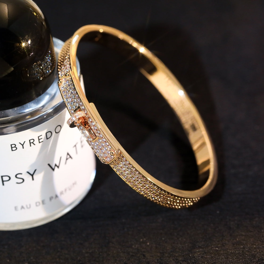 [Vicky]KELLY BRACELET DIAMOND PAVED
