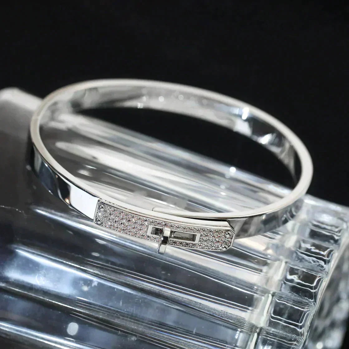 [Vicky]KELLY SILVER DIAMOND BRACELET