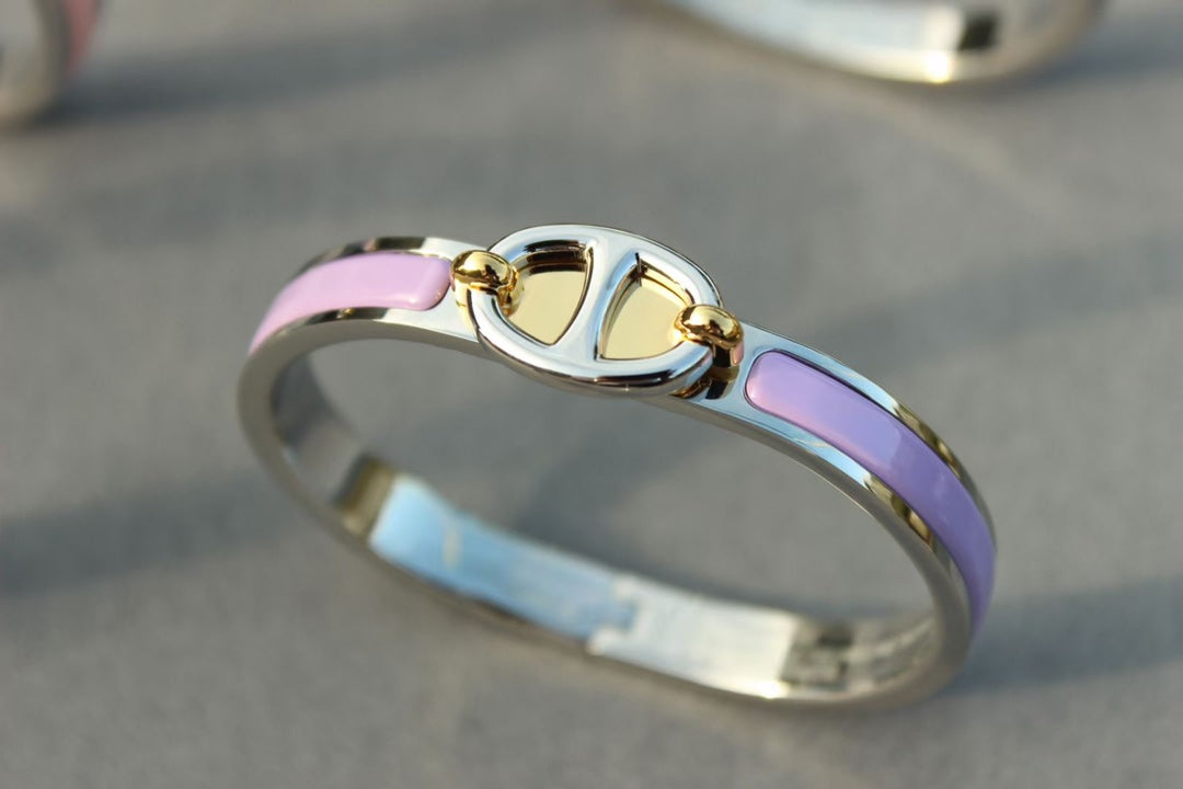 [Vicky]CLIC CHAINE SILVER BRACELET