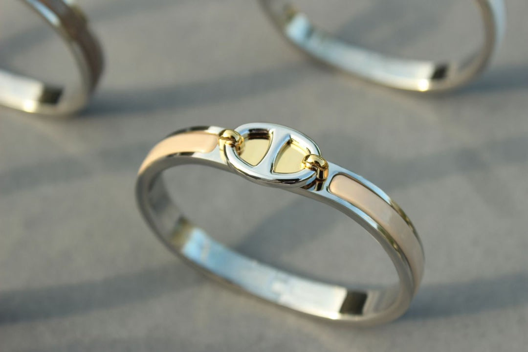 [Vicky]CLIC CHAINE SILVER BRACELET