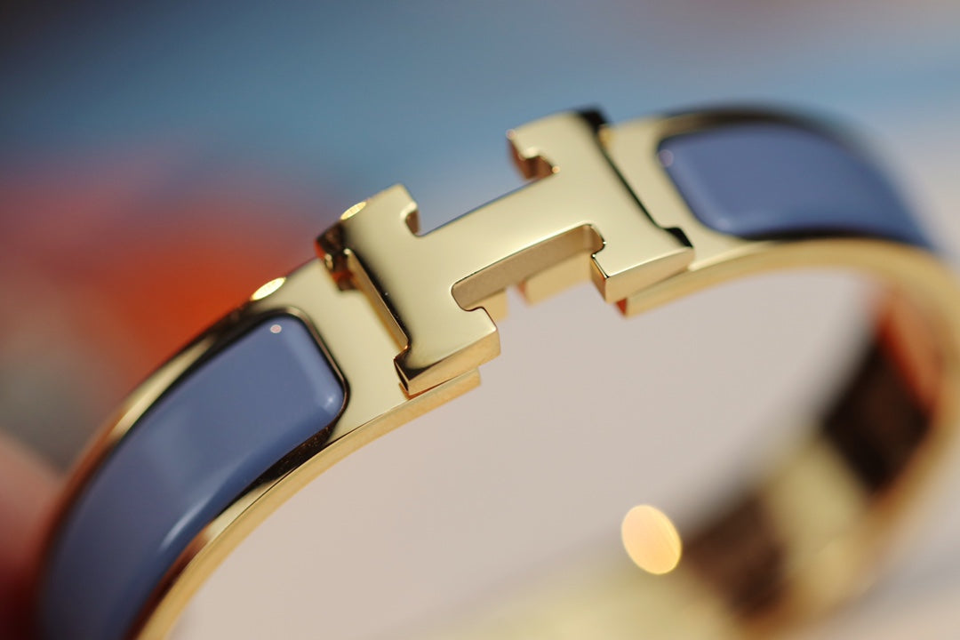 [Vicky]H BRACELET 12MM BLUE GRAY