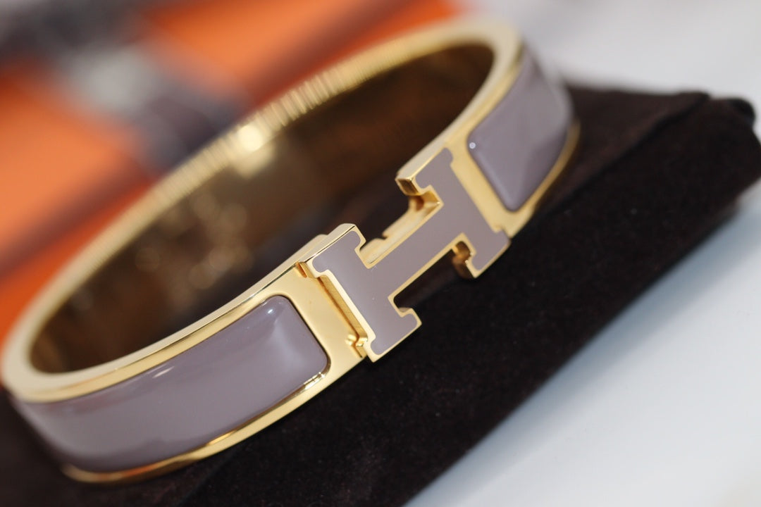 [Vicky]H BRACELET 12MM BROWN