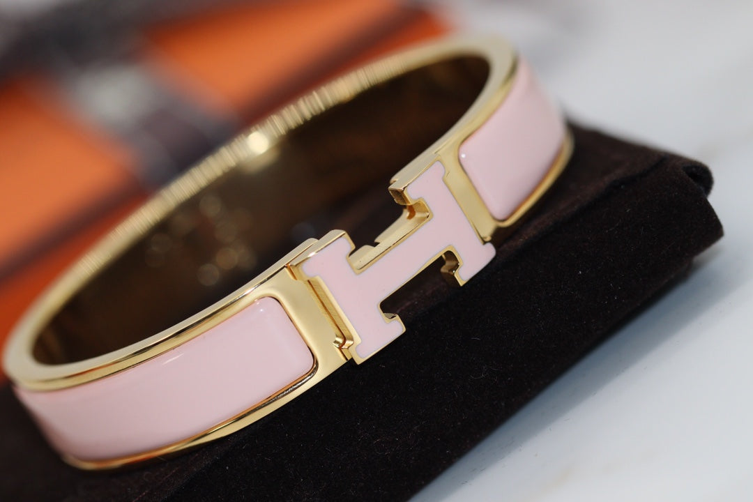 [Vicky]H BRACELET 12MM PINK