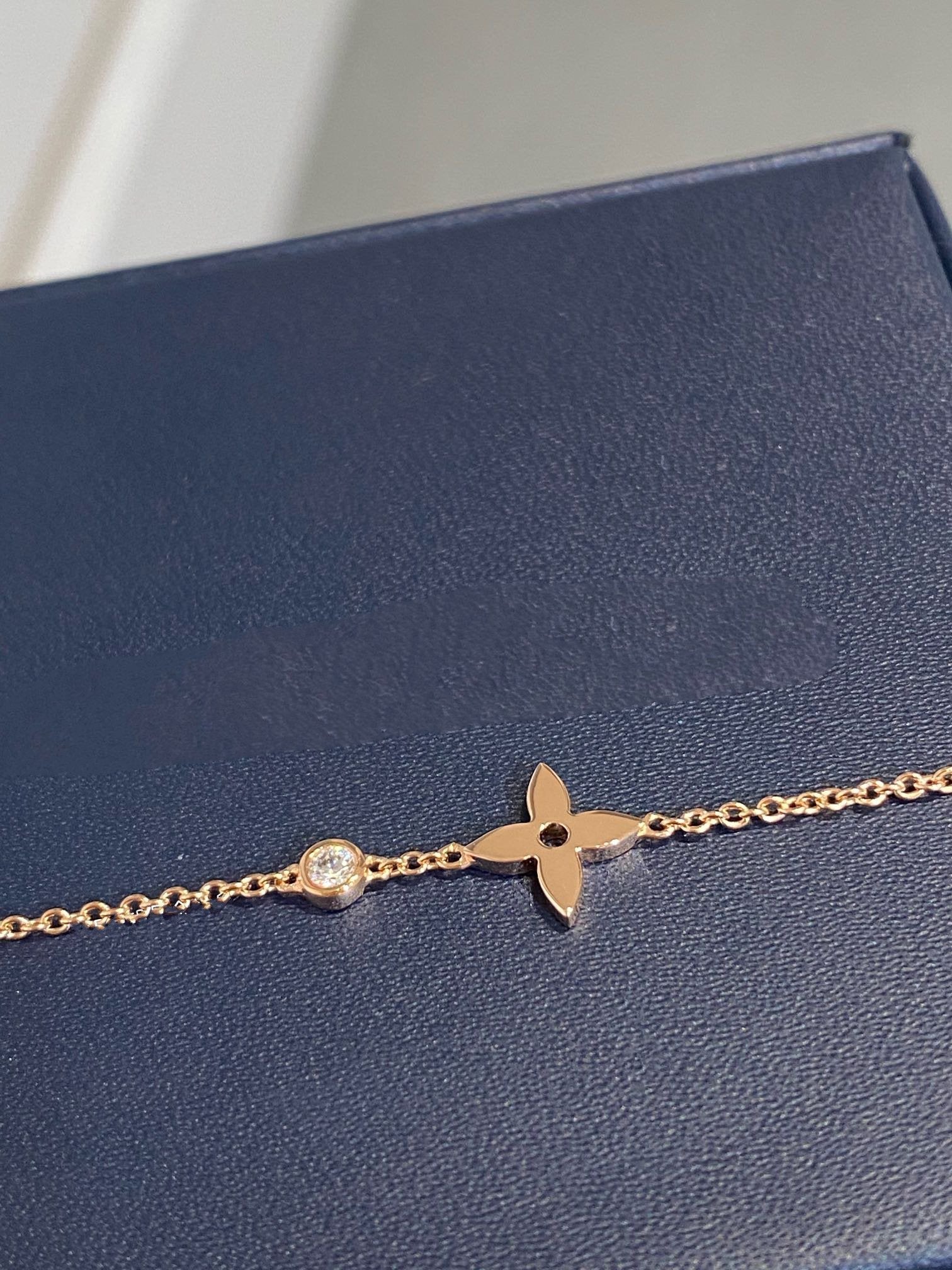 [Vicky]STAR DIAMOND PINK GOLD BRACELET