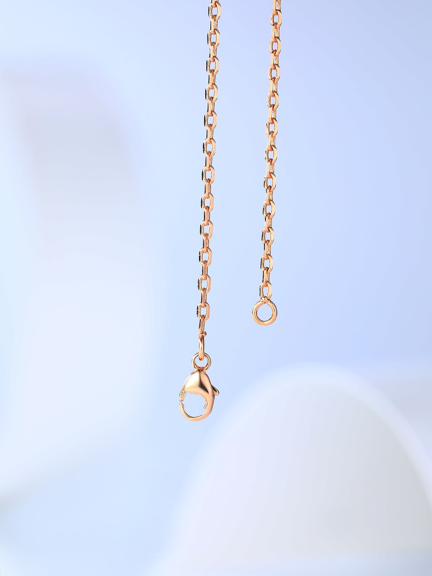 [Vicky]H CAGE PINK GOLD NECKLACE