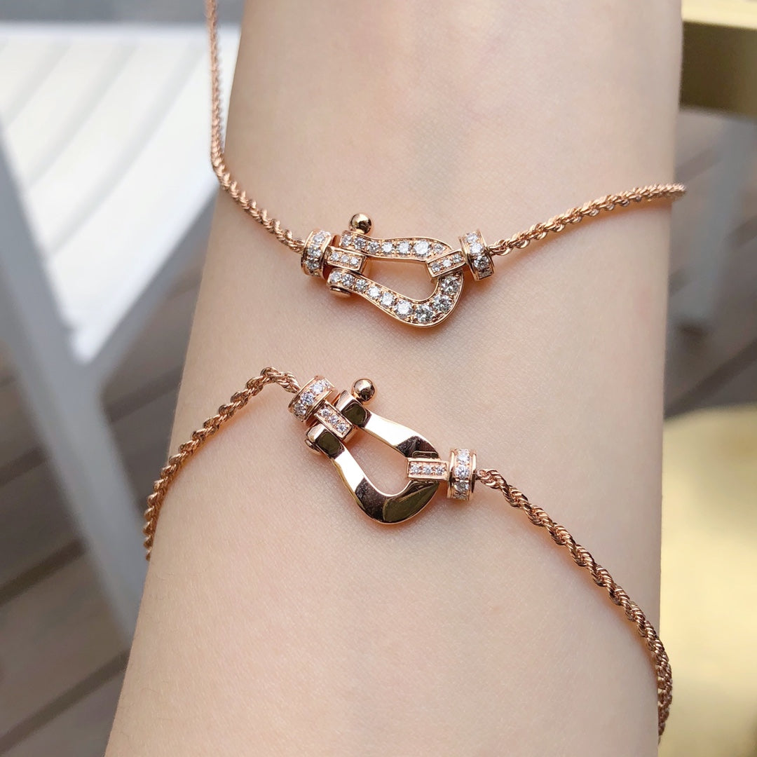 [Vicky]FORCE 10 PINK GOLD DIAMOND NECKLACE