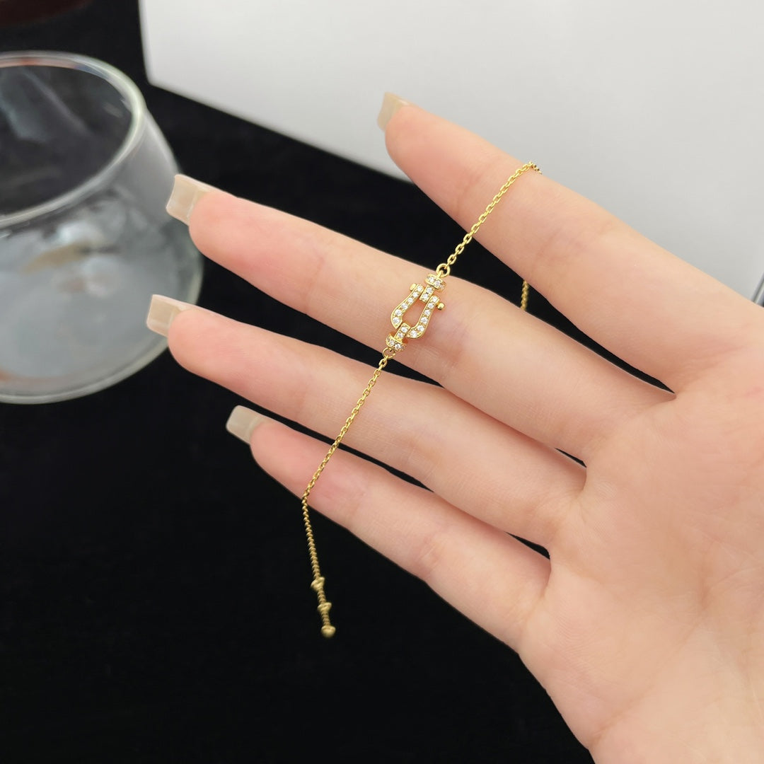 [Vicky]FORCE 10 FULL DIAMOND BUCKLE CHAIN LINK MINI MODEL