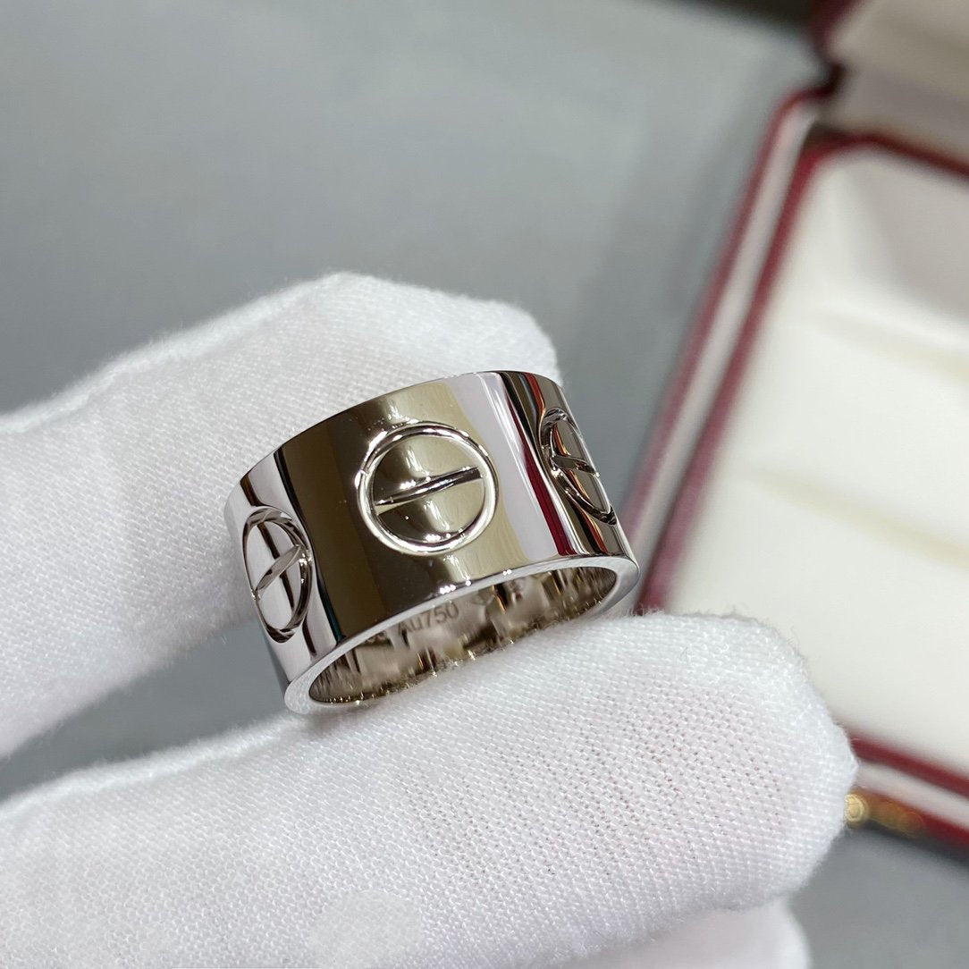 [Vicky]LOVE 11MM LARGE RING