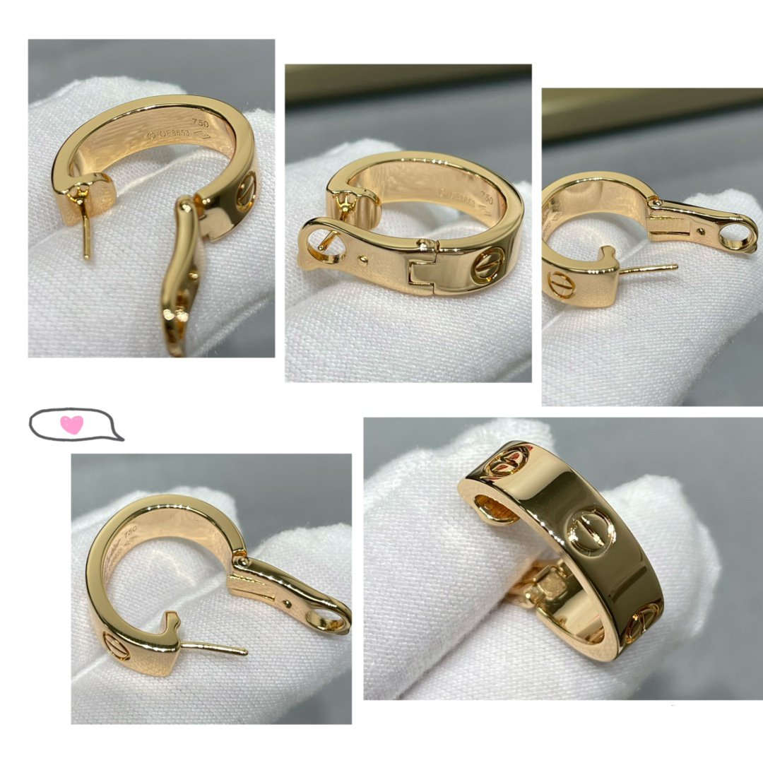 [Vicky]LOVE 5.5MM EARRINGS