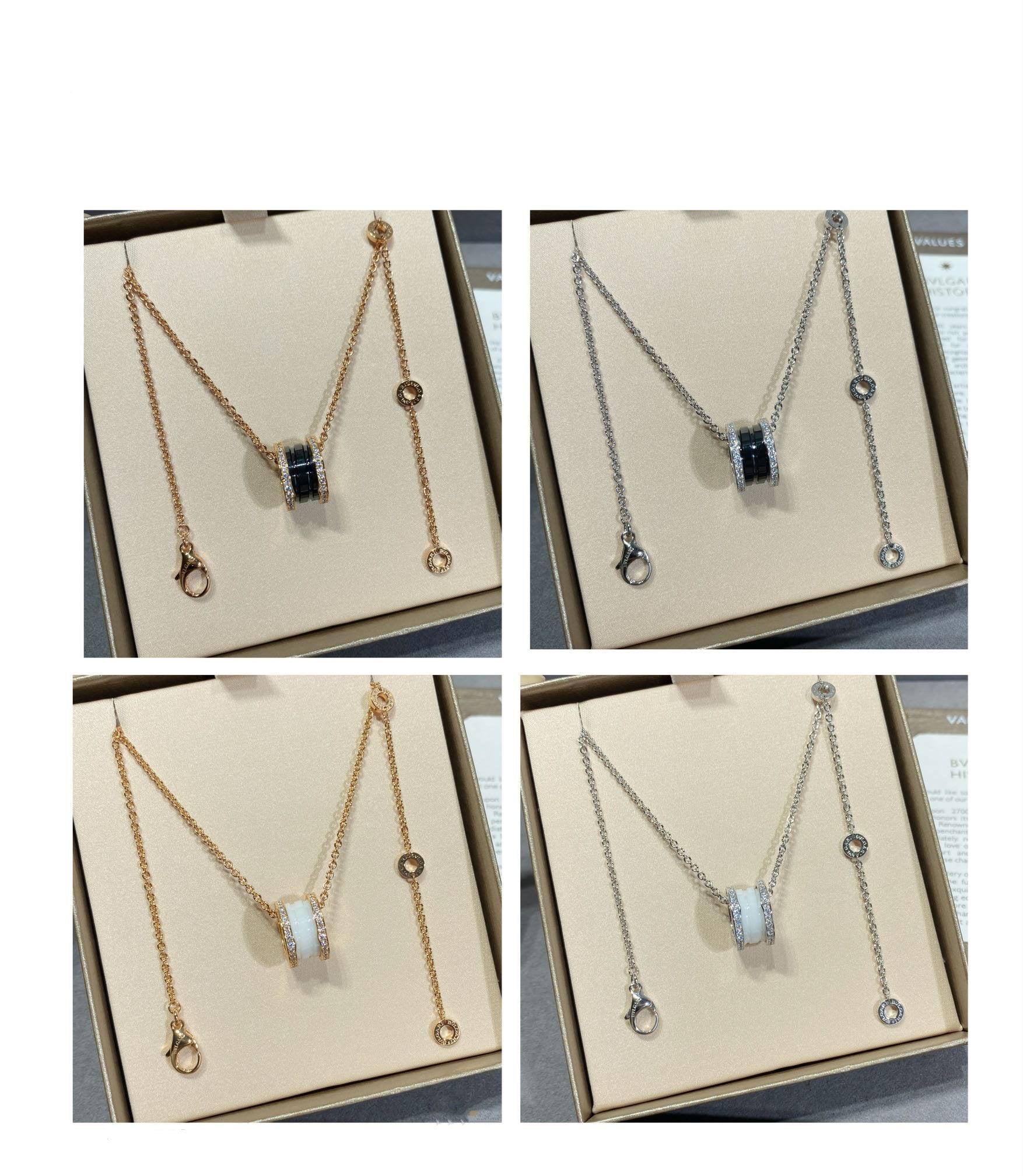 [Vicky]ZERO 1 DIAMOND CERAMIC NECKLACE