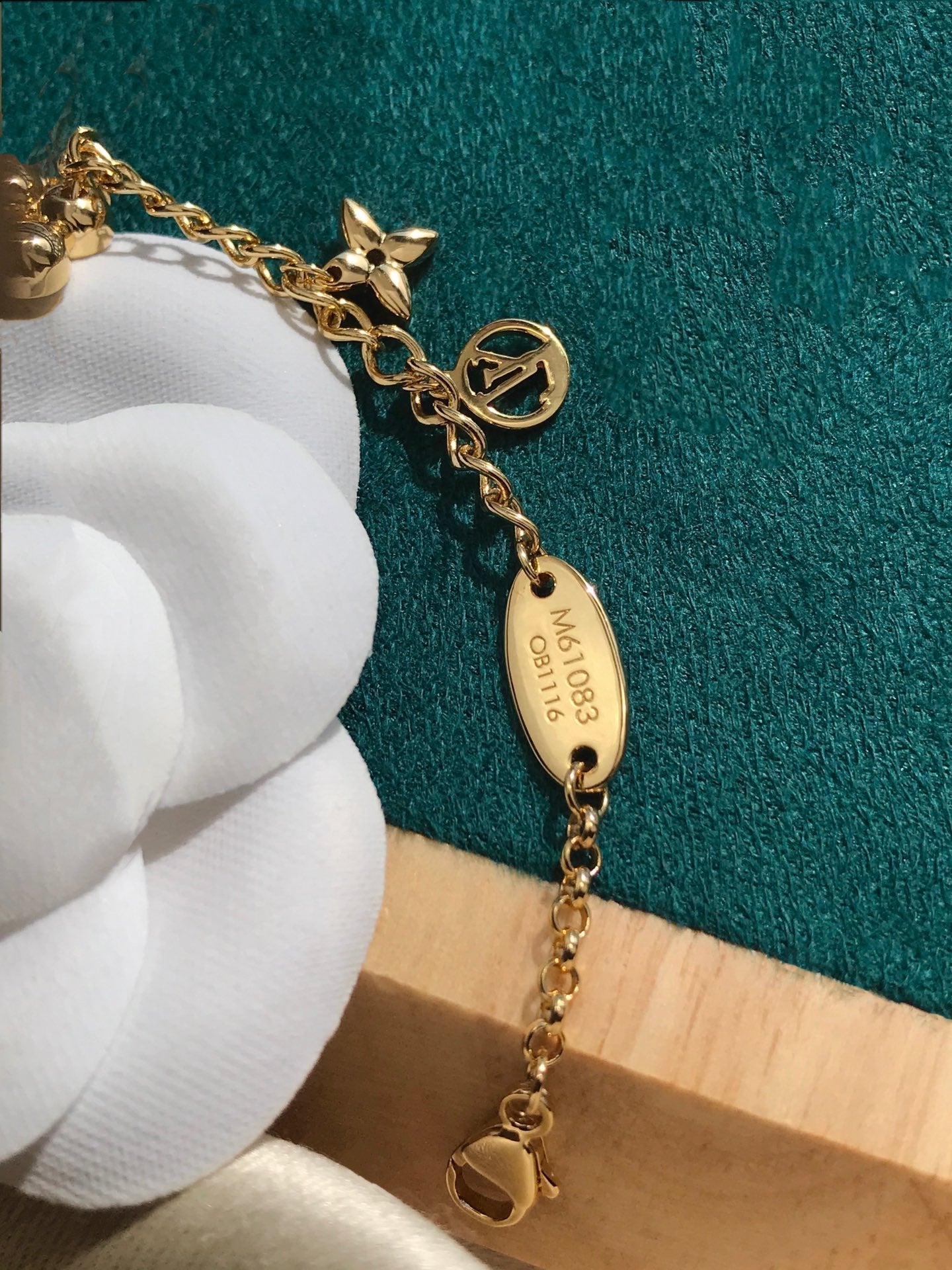 [Vicky]BLOOMING PINK GOLD MOP BRACELET
