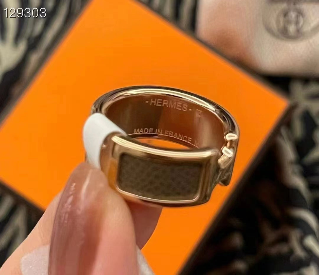 [Vicky]OLYMPE PINK GOLD RING