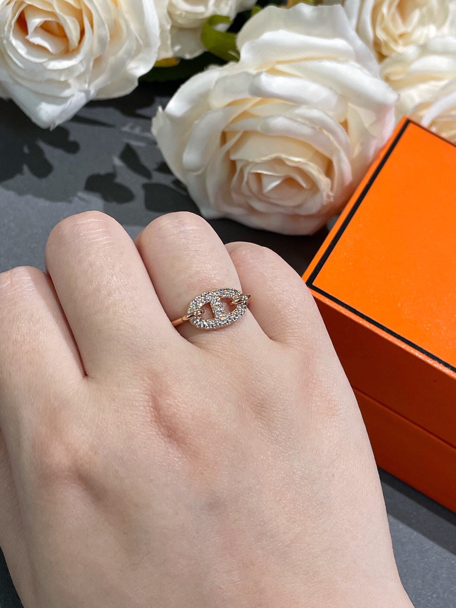 [Vicky]RONDE SMALL DIAMOND RING