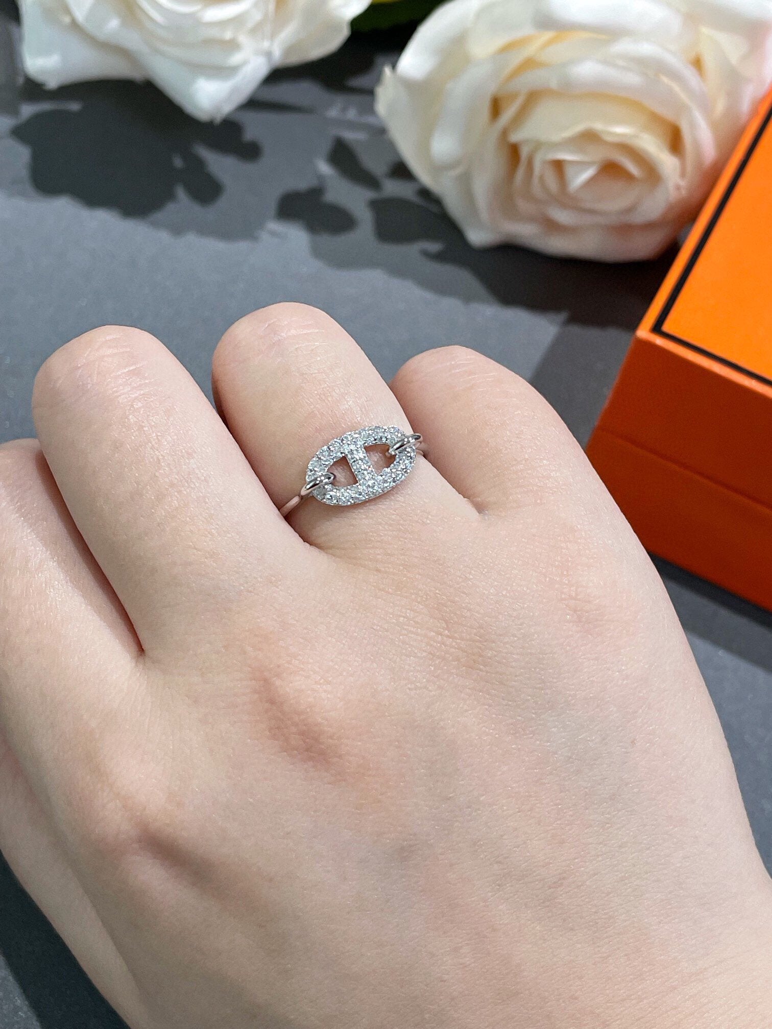 [Vicky]RONDE SMALL DIAMOND RING