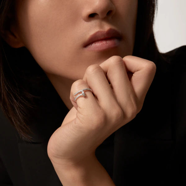 [Vicky]JUSTE RING 1.8MM SILVER DIAMONDS