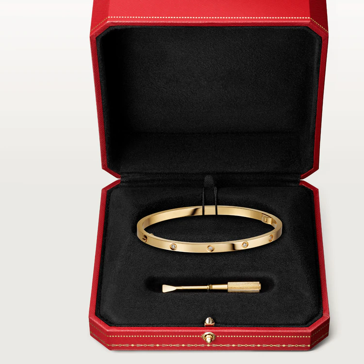 [Vicky]LOVE BRACELET 3.65MM 10 DIAMONDS